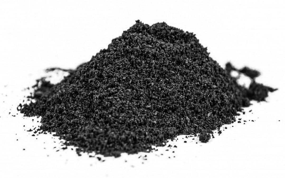 powdered charcoal