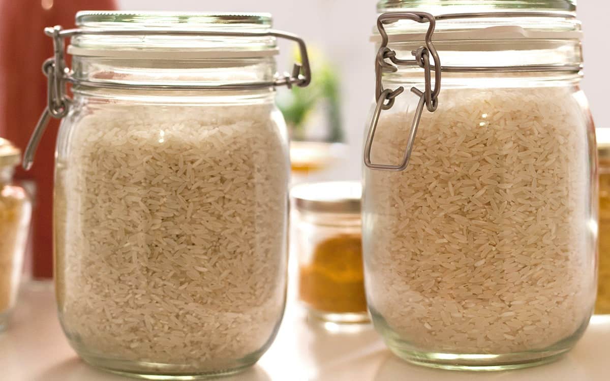 secure rice containers