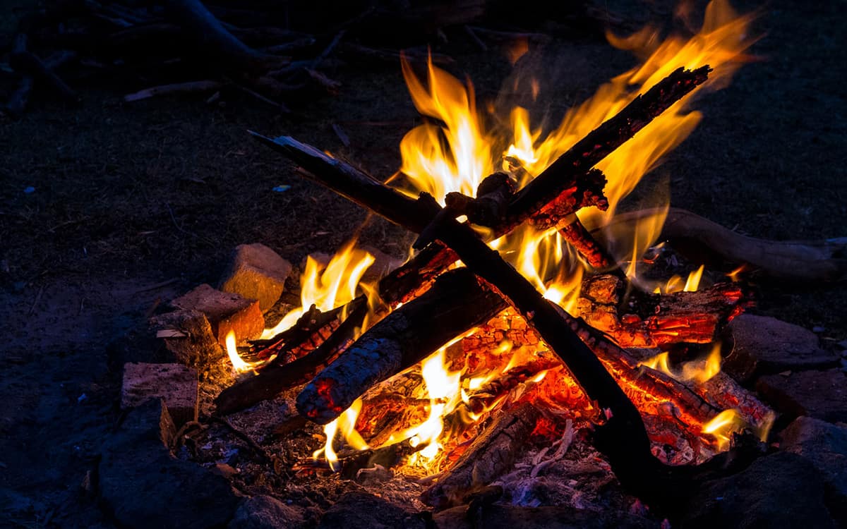 fire heat wood