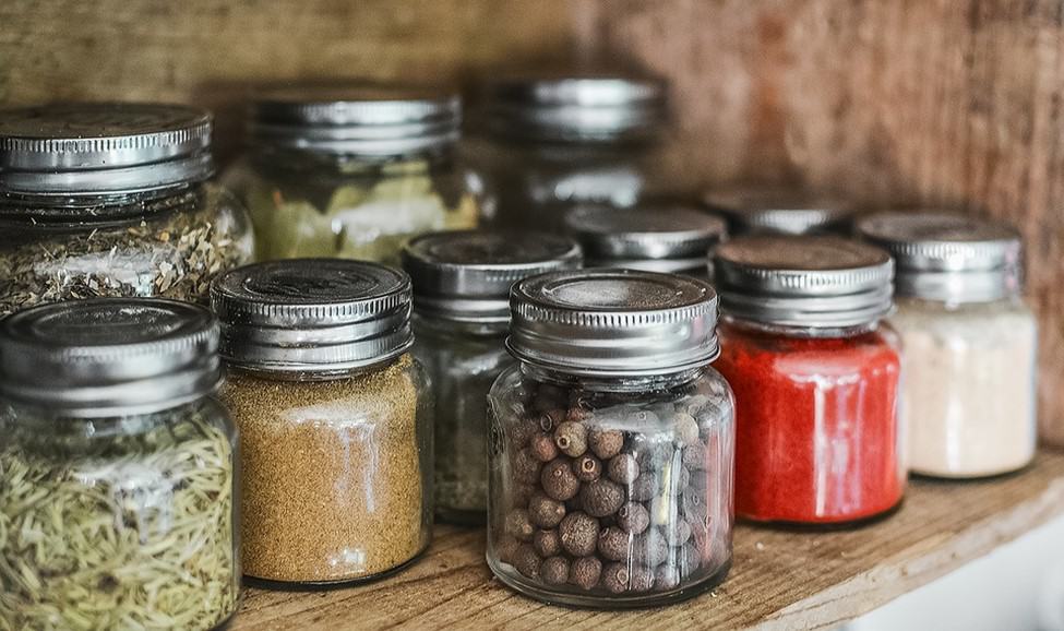 jars storage spices