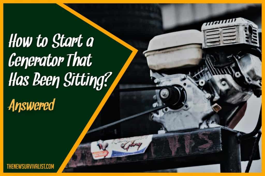 How to Start a Generator that has been Sitting - Answered