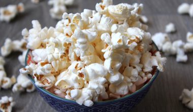 popcorn on a bowl
