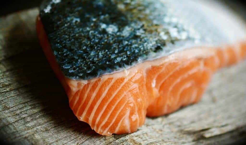 texture salmon